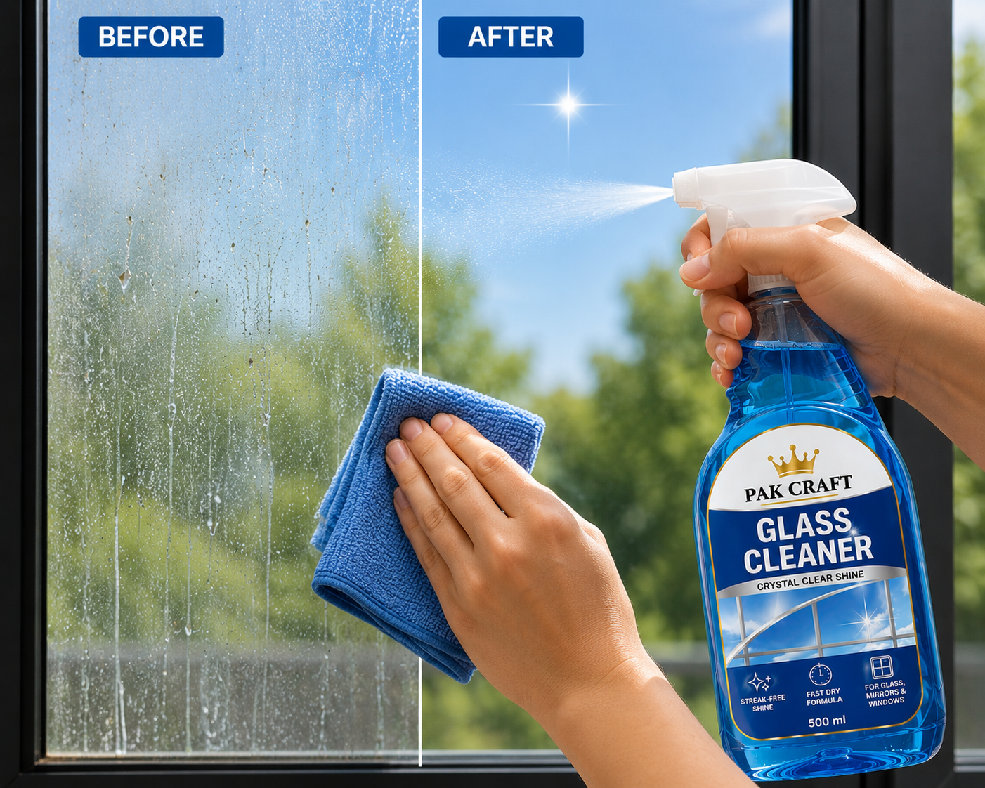 Glass Cleaner Crystal clear shine