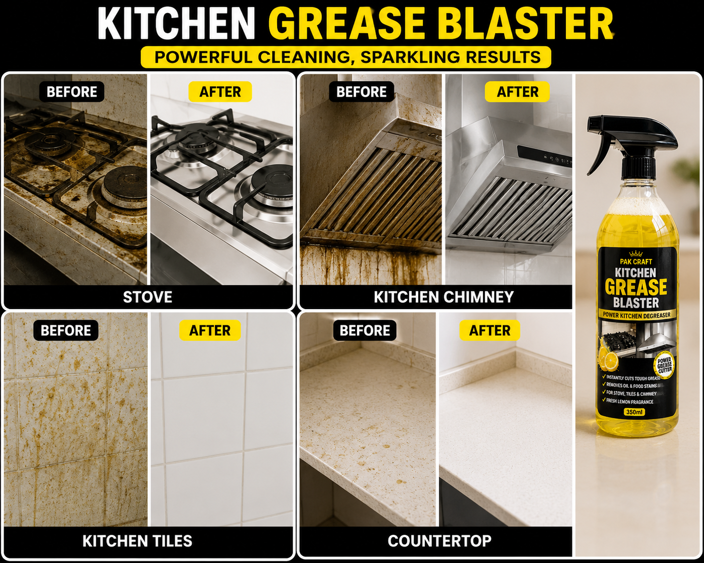 Kitchen Grease Blaster